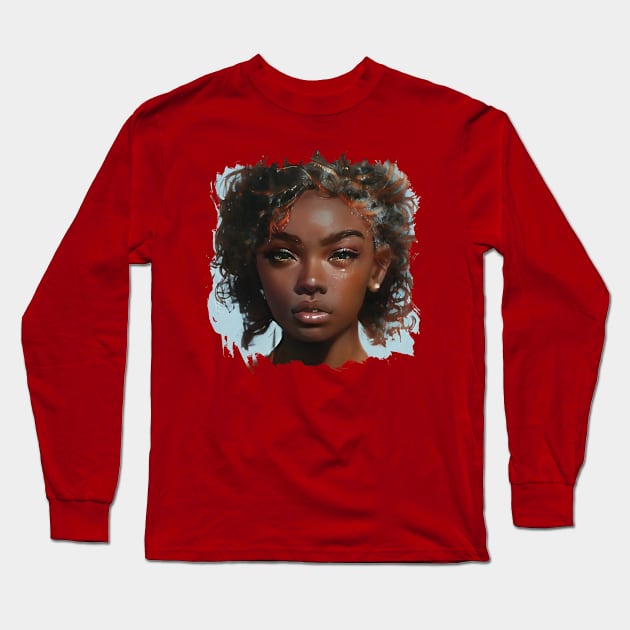 SCI-FI Portrait IX Long Sleeve T-Shirt by SZHKLIABEL